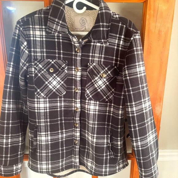 Sage Ladies' Plush Shirt Jacket SZ Medium - Picture 1 of 11